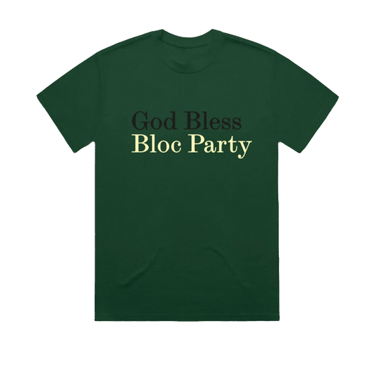 God Bless Tee (Bottle Green)