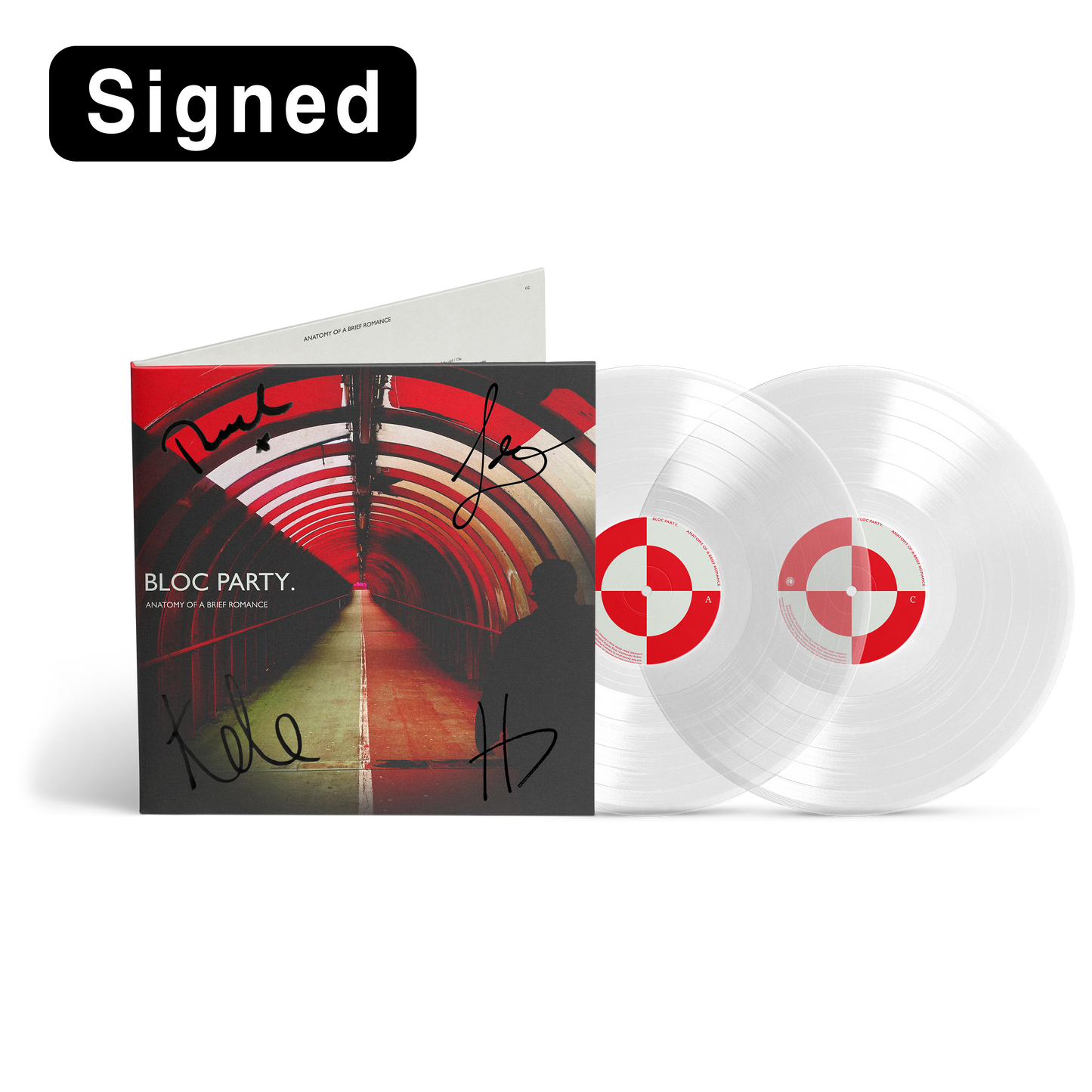 Limited Edition Anatomy of a Brief Romance Deluxe 2LP (Signed) - Transparent Vinyl
