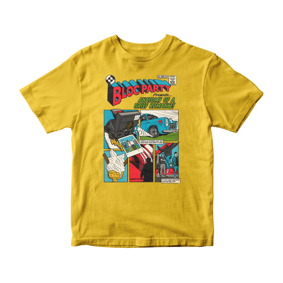 Comic Strip Tee - Yellow